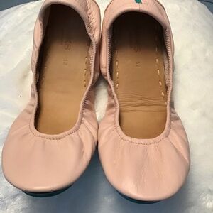 Tieks Ballerina Blush Pink Leather Ballet Flats Shoes. Size 12